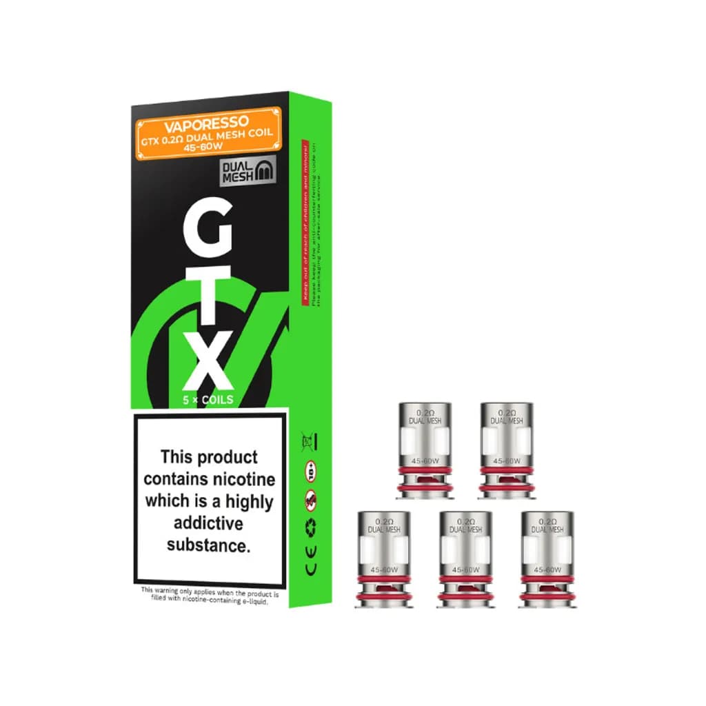 GTX Dual Mesh 0.15/0.2/0.3 ohm Vaporesso Resistances