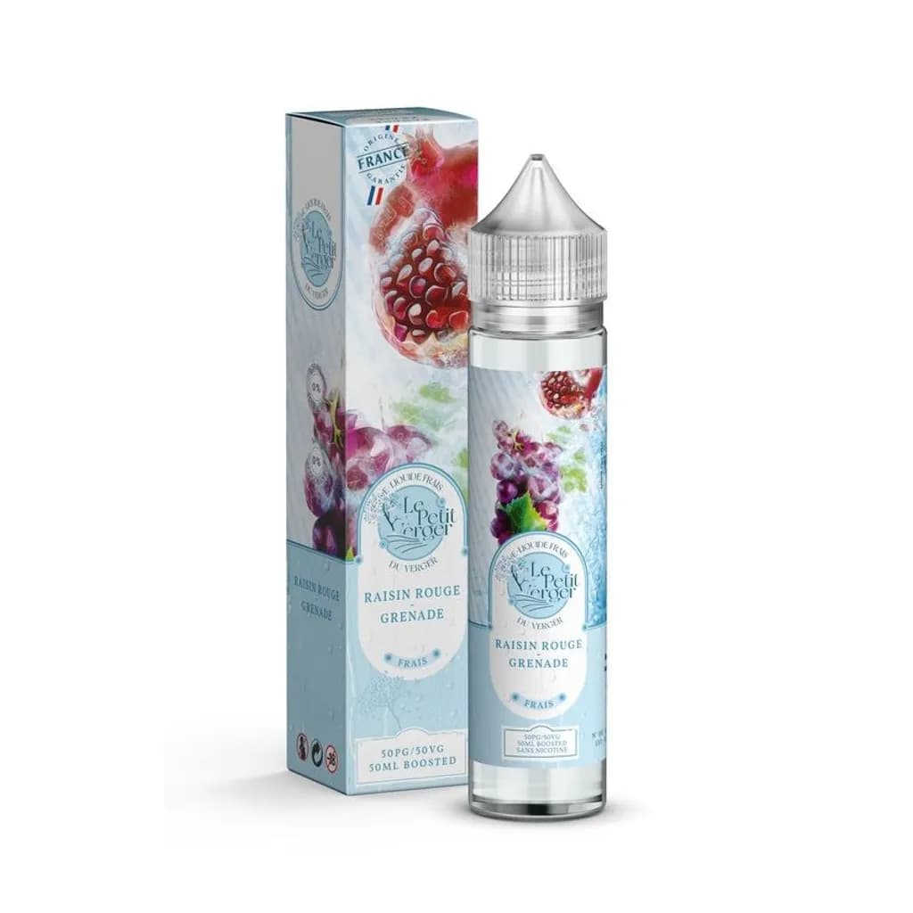 Image 1 du produit RAISIN ROUGE GRENADE FRAIS Le petit verger50ML 00MG