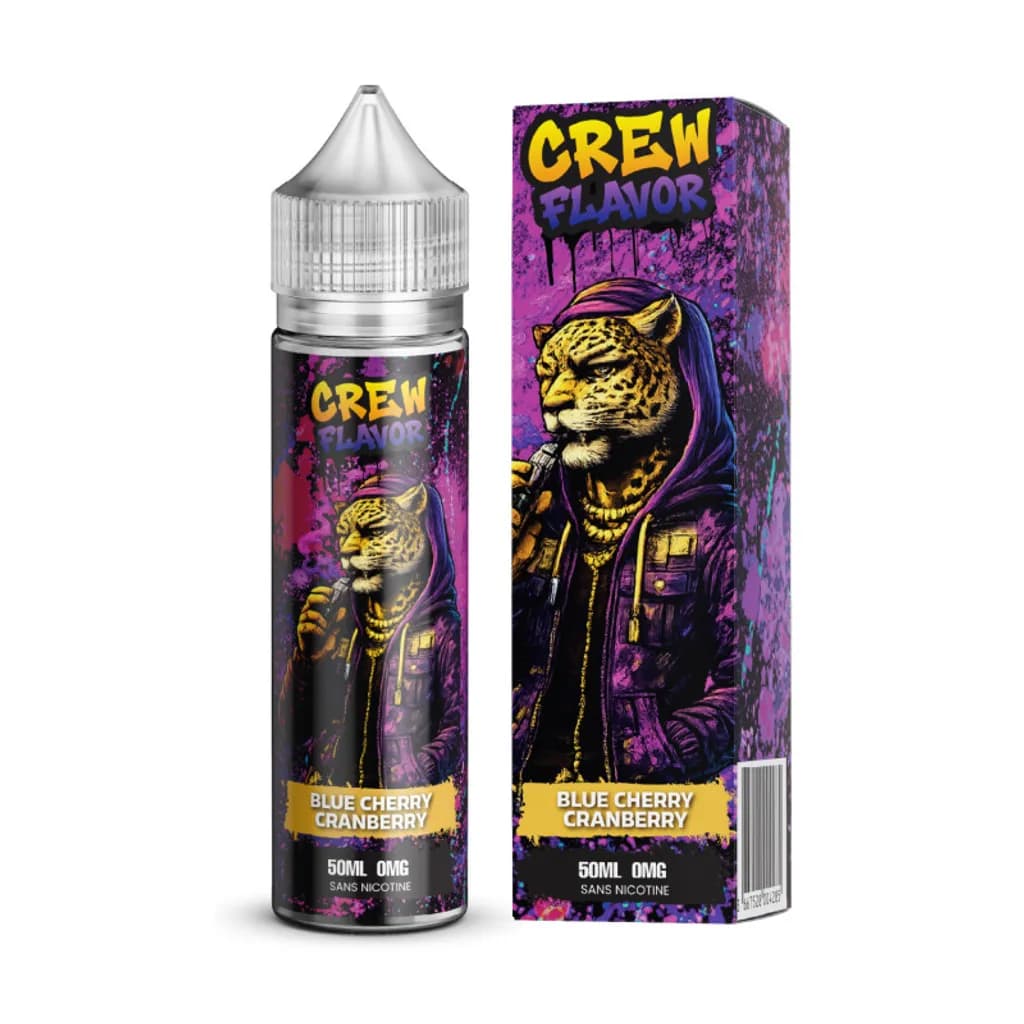 Image 1 du produit BLUE CHERRY CRANBERRY 50ML 00MG Crew flavor