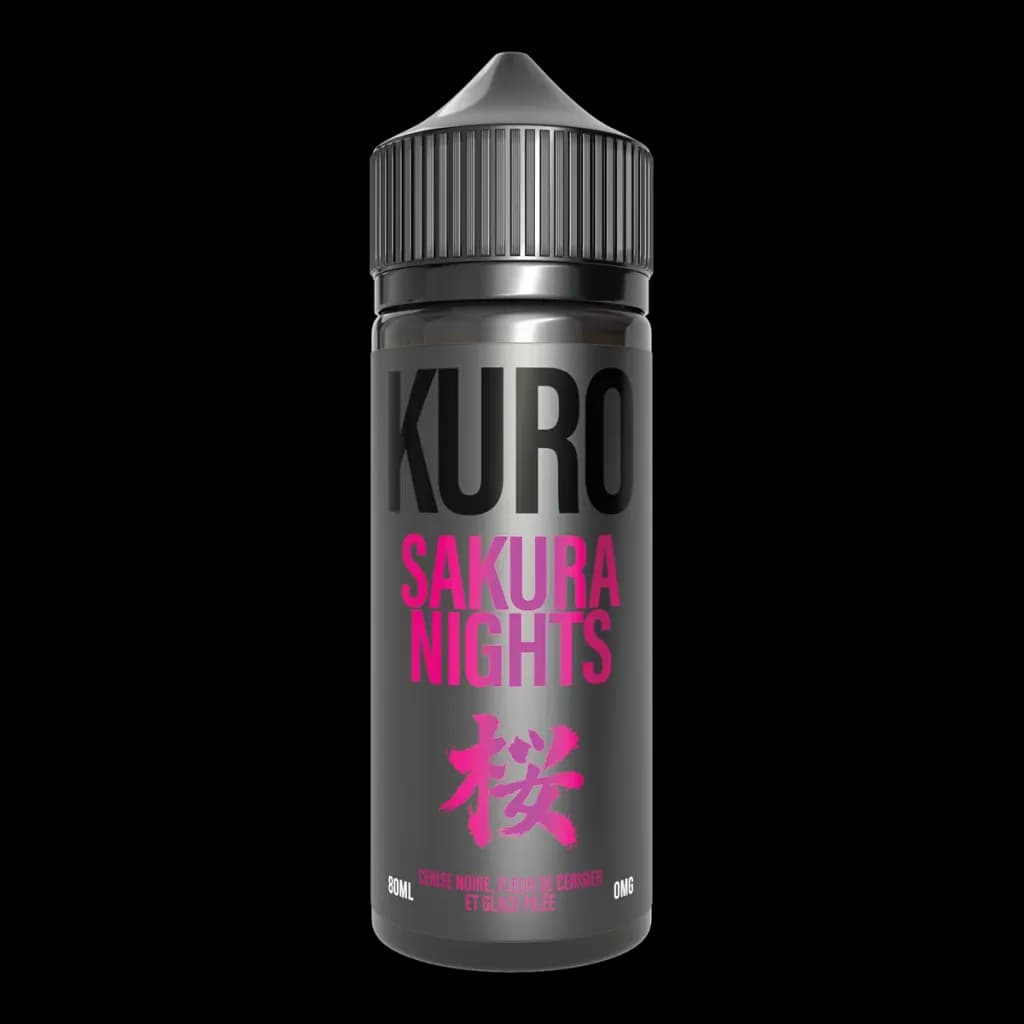 Image 1 du produit SAKURA NIGHTS-KURO - ELIQUIDES 80ML 00MG