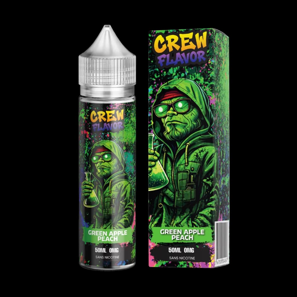 Image 1 du produit GREEN APPLE PEACH 50ML 00MG Crew flavor